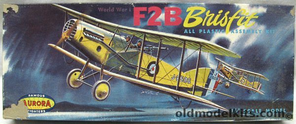 Aurora 1/48 Bristol F2B Brisfit, 113-98 plastic model kit